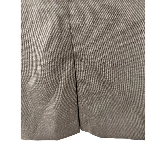 🍒 2/$20 🍒 Brown Worthington Business Stretch Skirt sz 12 with Side Zipper - Picture 4 of 5